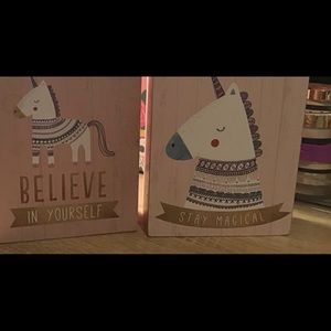 Unicorn decor items